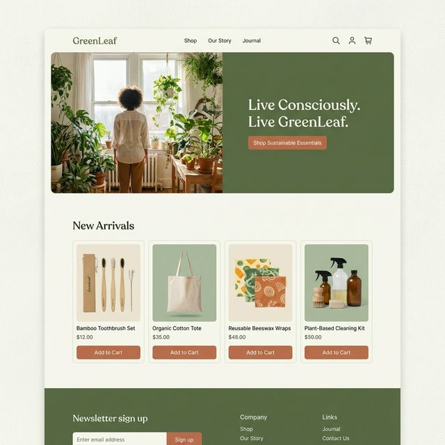 GreenLeaf - E-Commerce